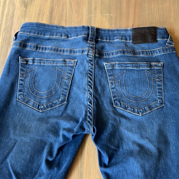 True Religion Billie Low Rise Straight Leg Denim Jeans - Picture 8 of 10